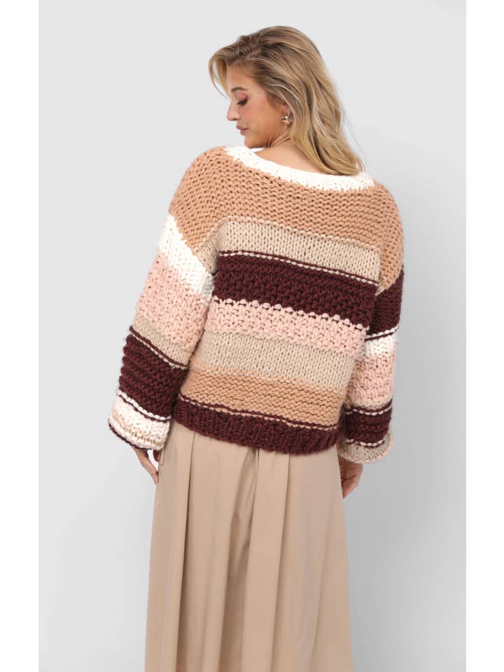 Butter Pecan Chunky Sweater
