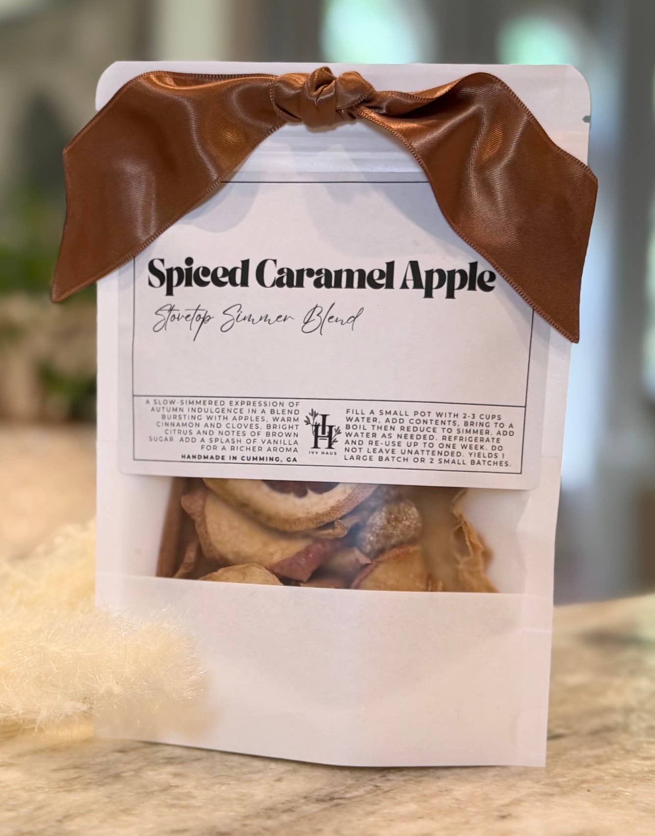 Spiced Caramel Apple Stovetop Simmer Potpourri