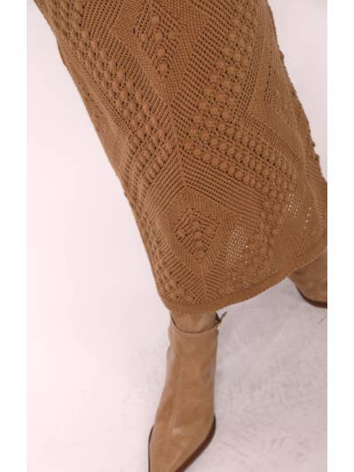 Wandering Intricate Knit Dress