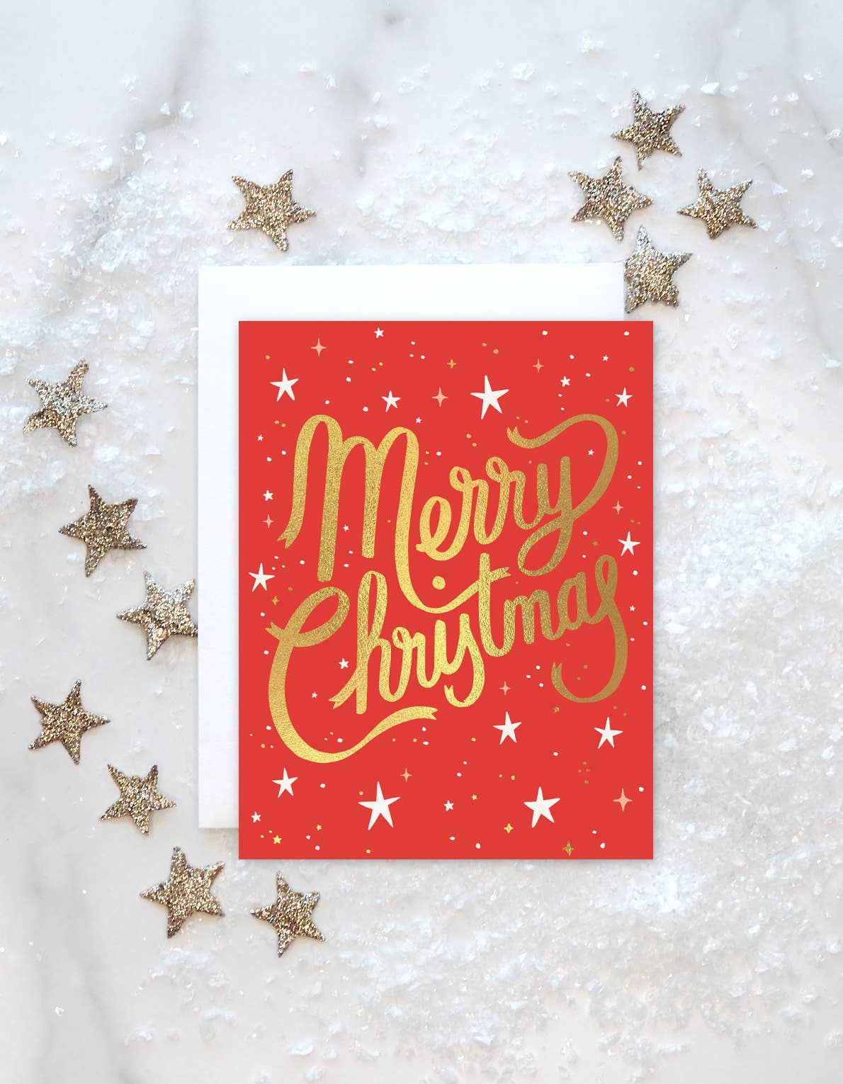 Christmas Script Holiday Greeting Card