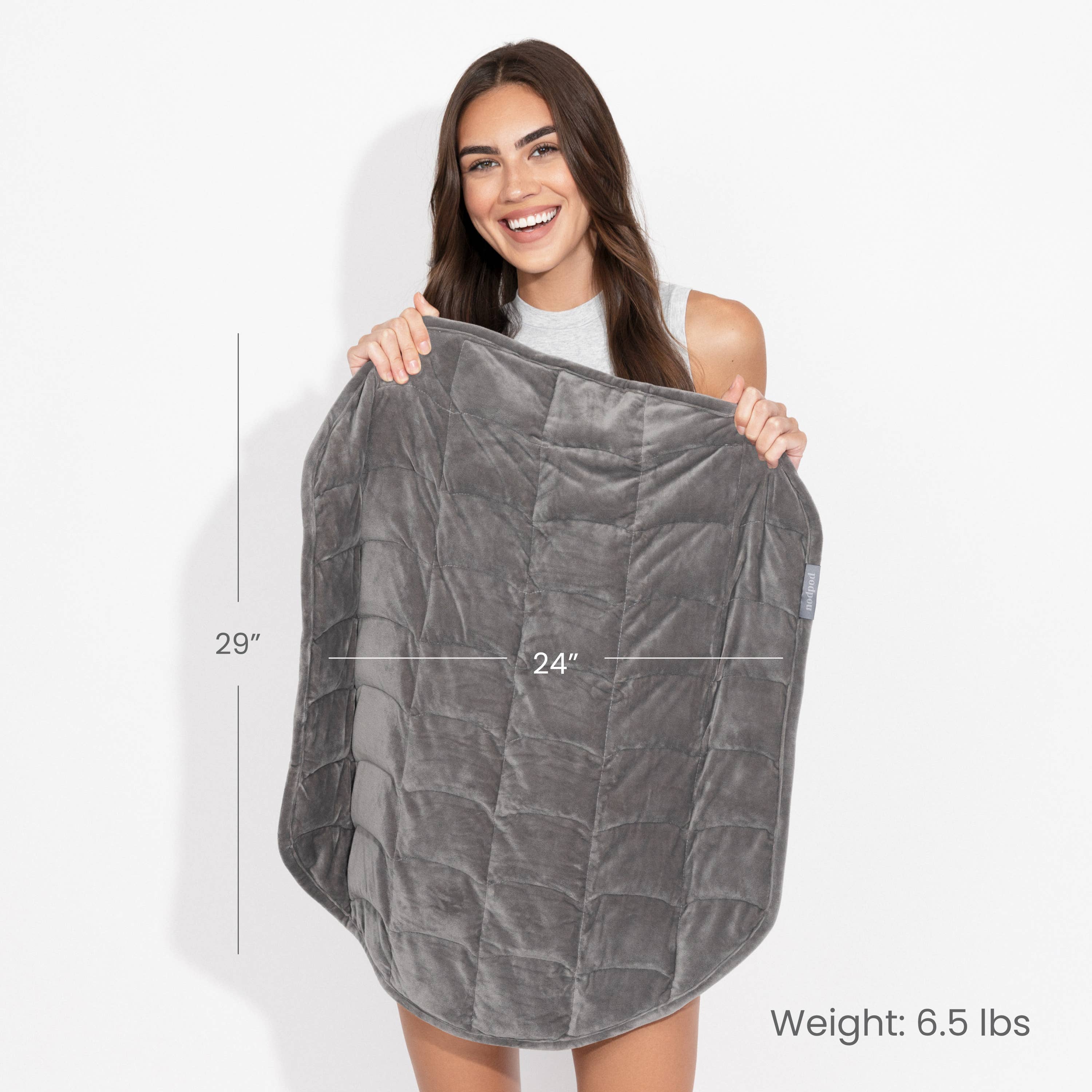 Elephant Gray Nodpod Body Weighted Blanket