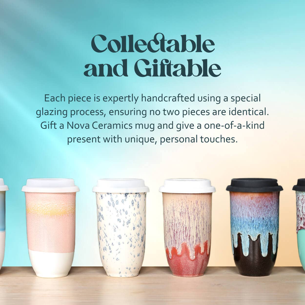 Astral Bloom Ceramic Travel Mug – 16 oz