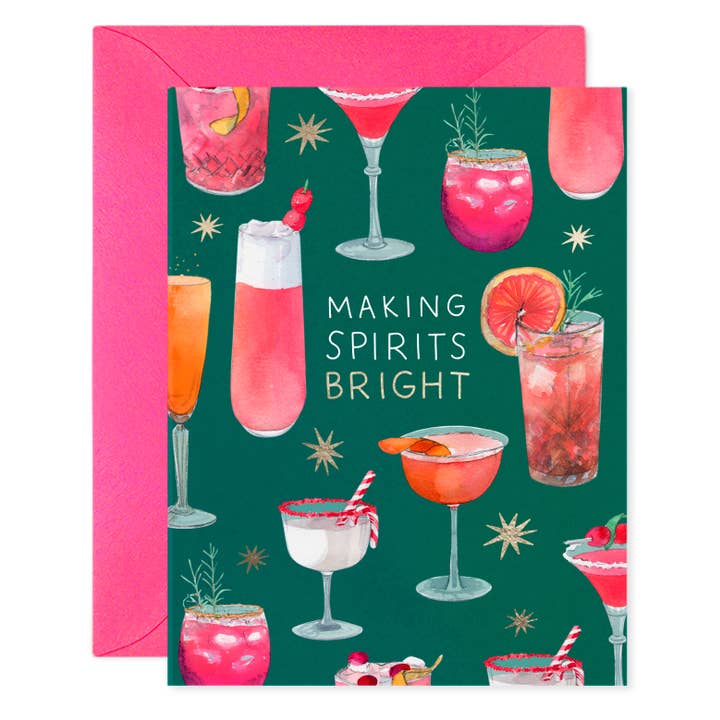 Making Spirits Bright Holiday Card
