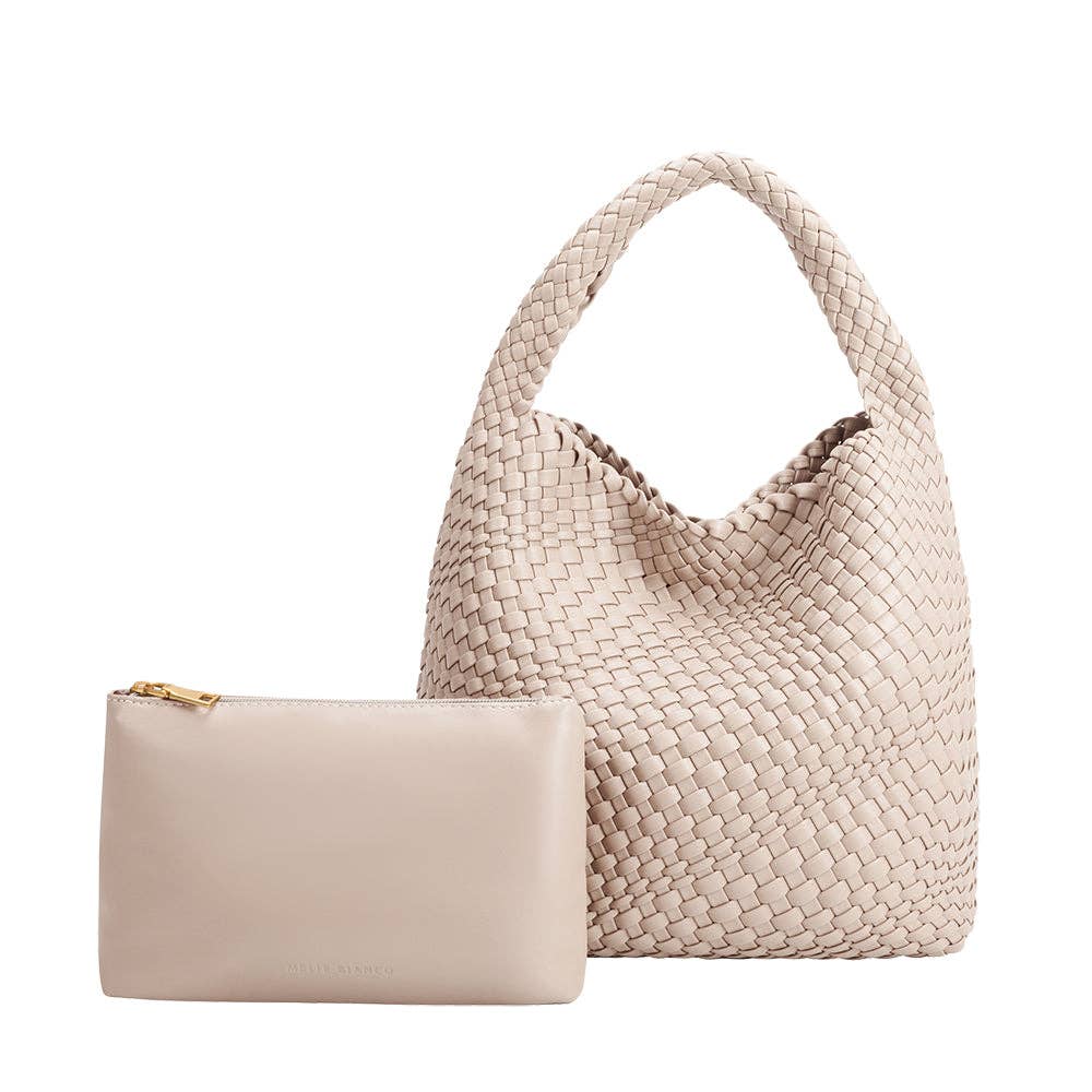 Johanna Large Vegan Shoulder Bag - Ivory
