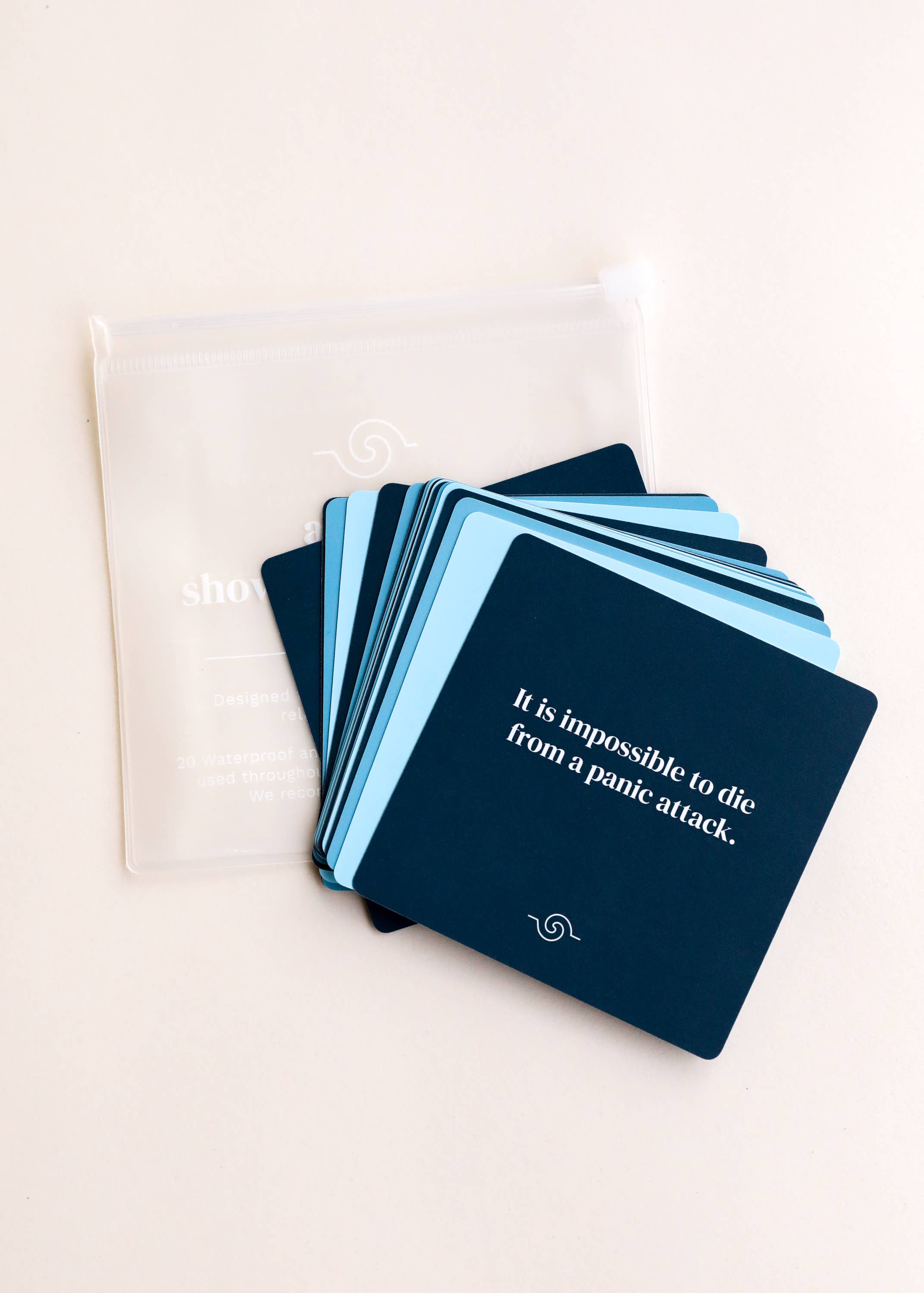 Anxiety Shower Affirmation™ Cards