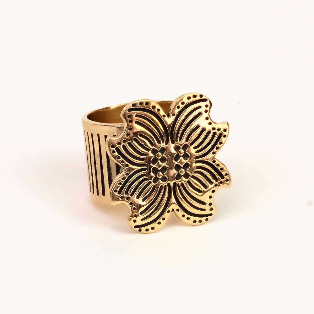 Amy Floral Bandana Slide