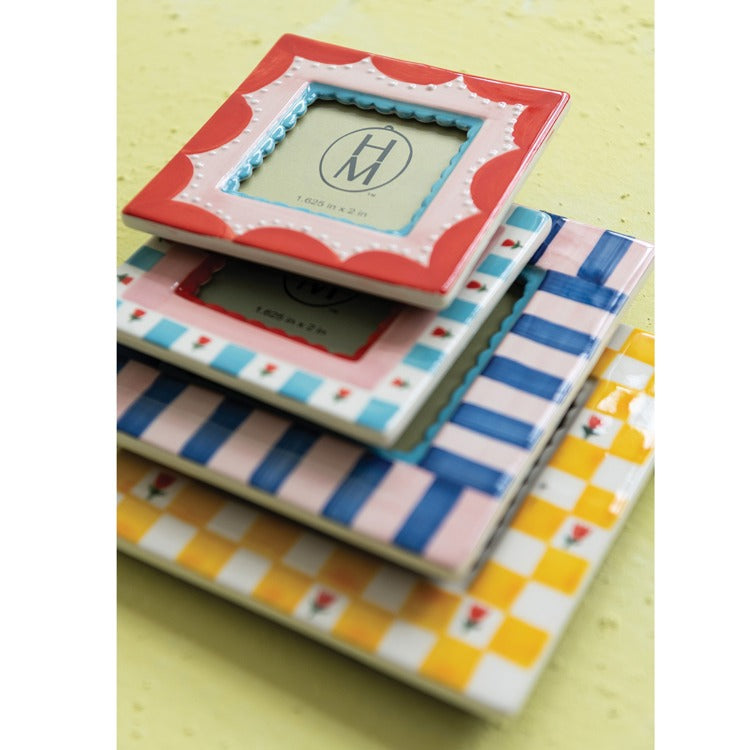 Bright Pattern Mini Square Frame