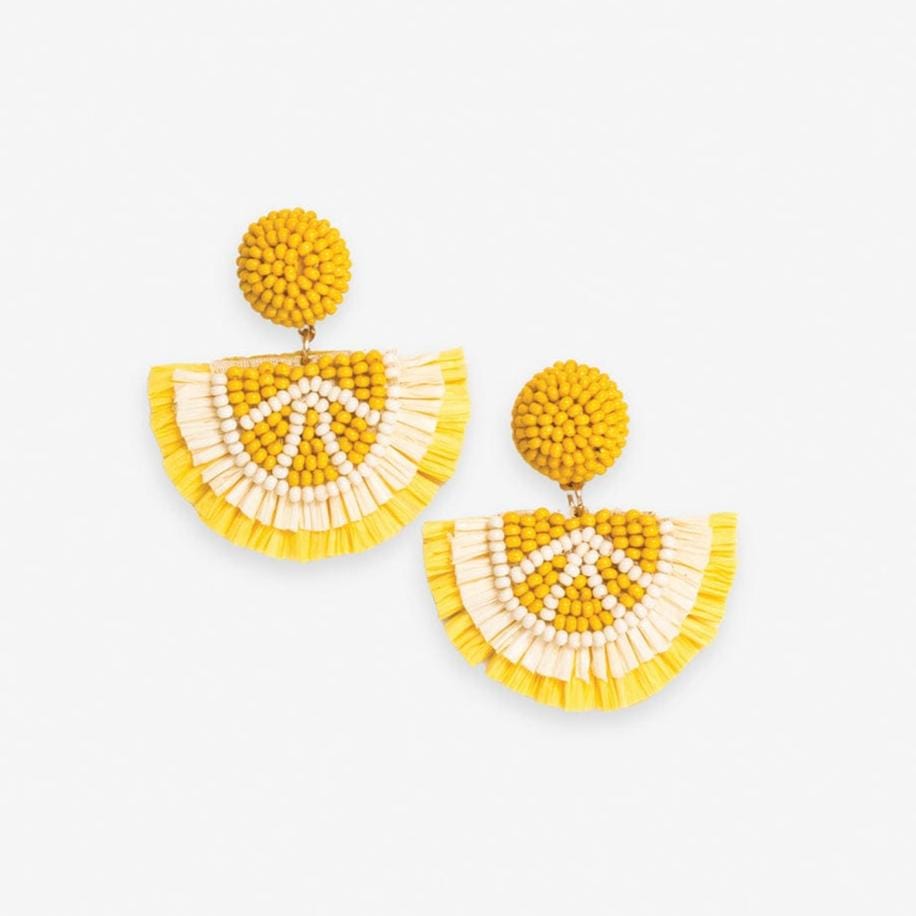 Josephine Fruit Raffia Earrings