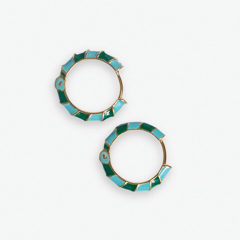 Pippa Twisted Colorblock Earrings