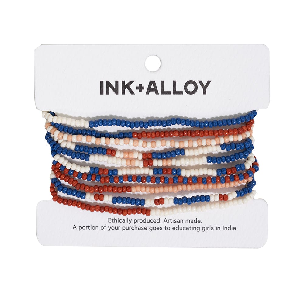 Sage Beaded Stretch Bracelets