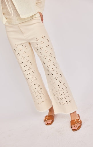 Clear Eyes Eyelet Pants