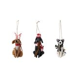Festive Felt Dog Ornament