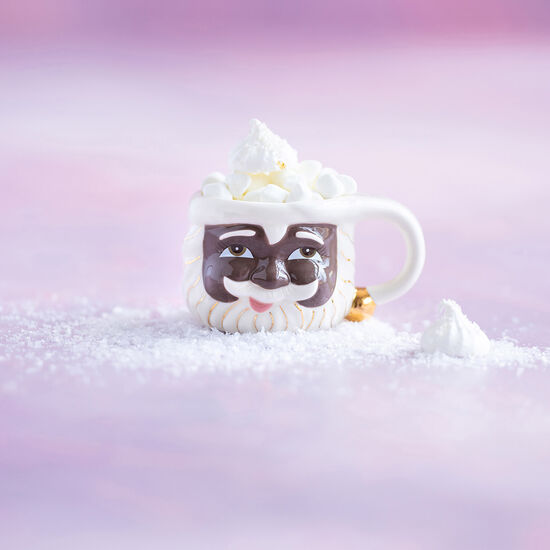 Papa Noel Mug Glitterville Santa