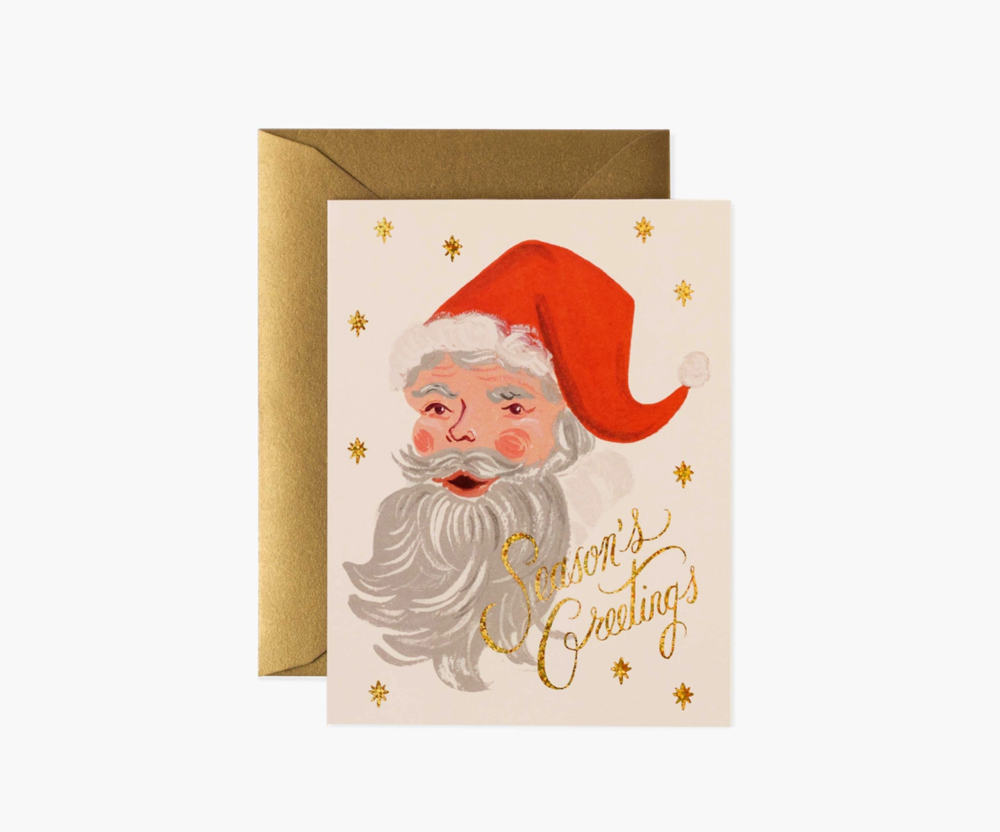 Greetings From Santa Holiday Card
