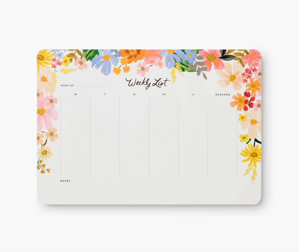 Rifle Paper Co. Weekly Desk Pad