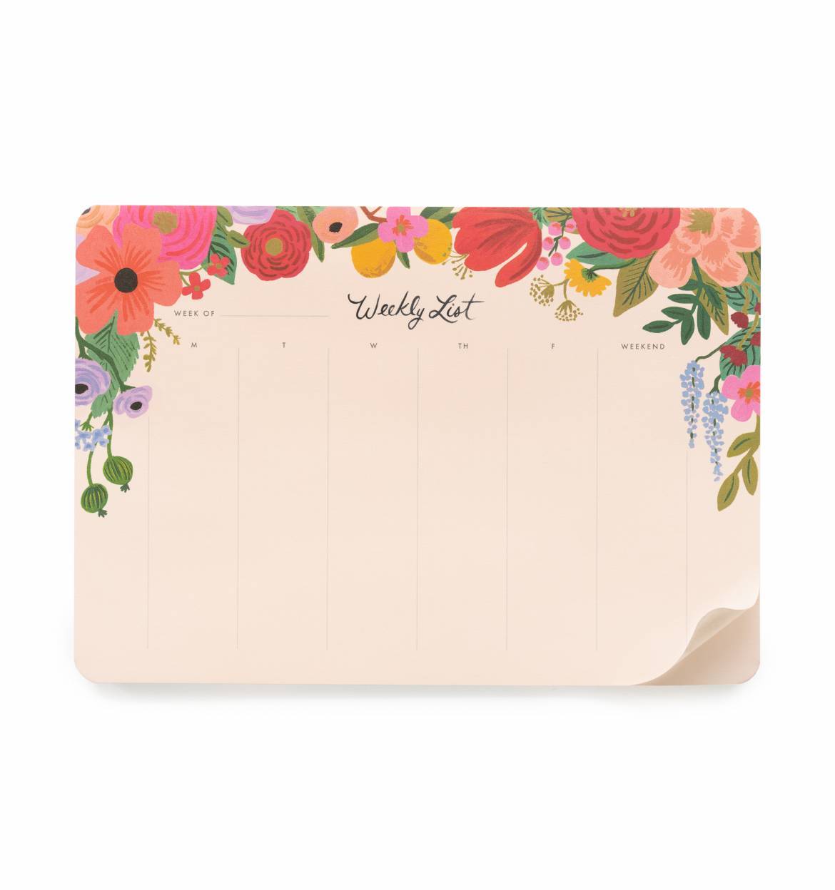 Rifle Paper Co. Weekly Desk Pad