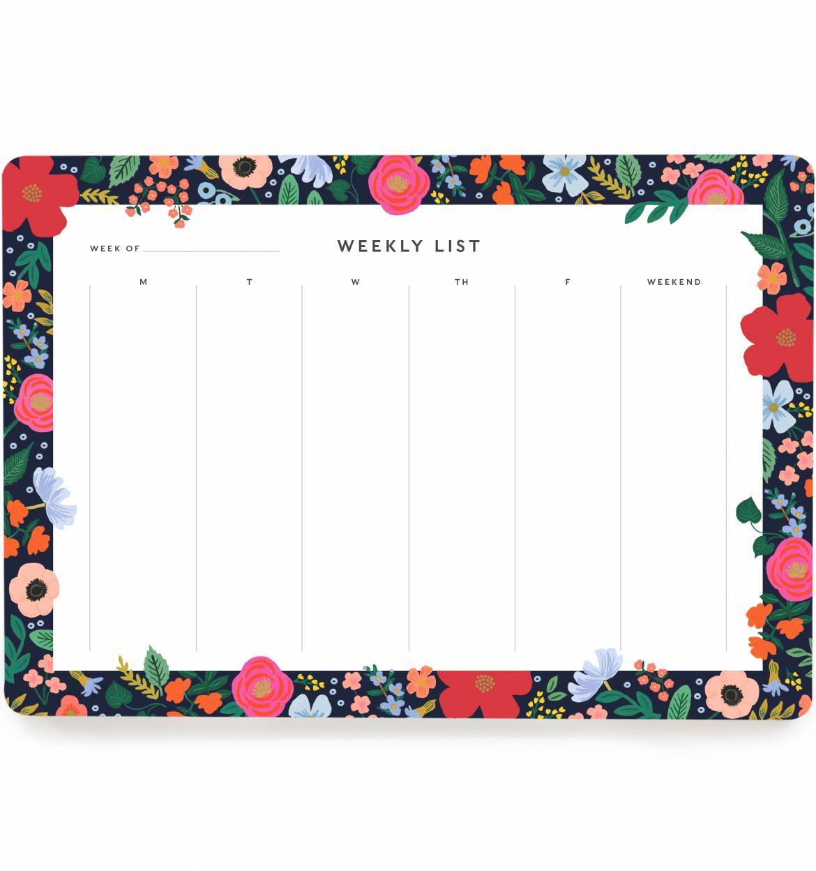 Rifle Paper Co. Weekly Desk Pad