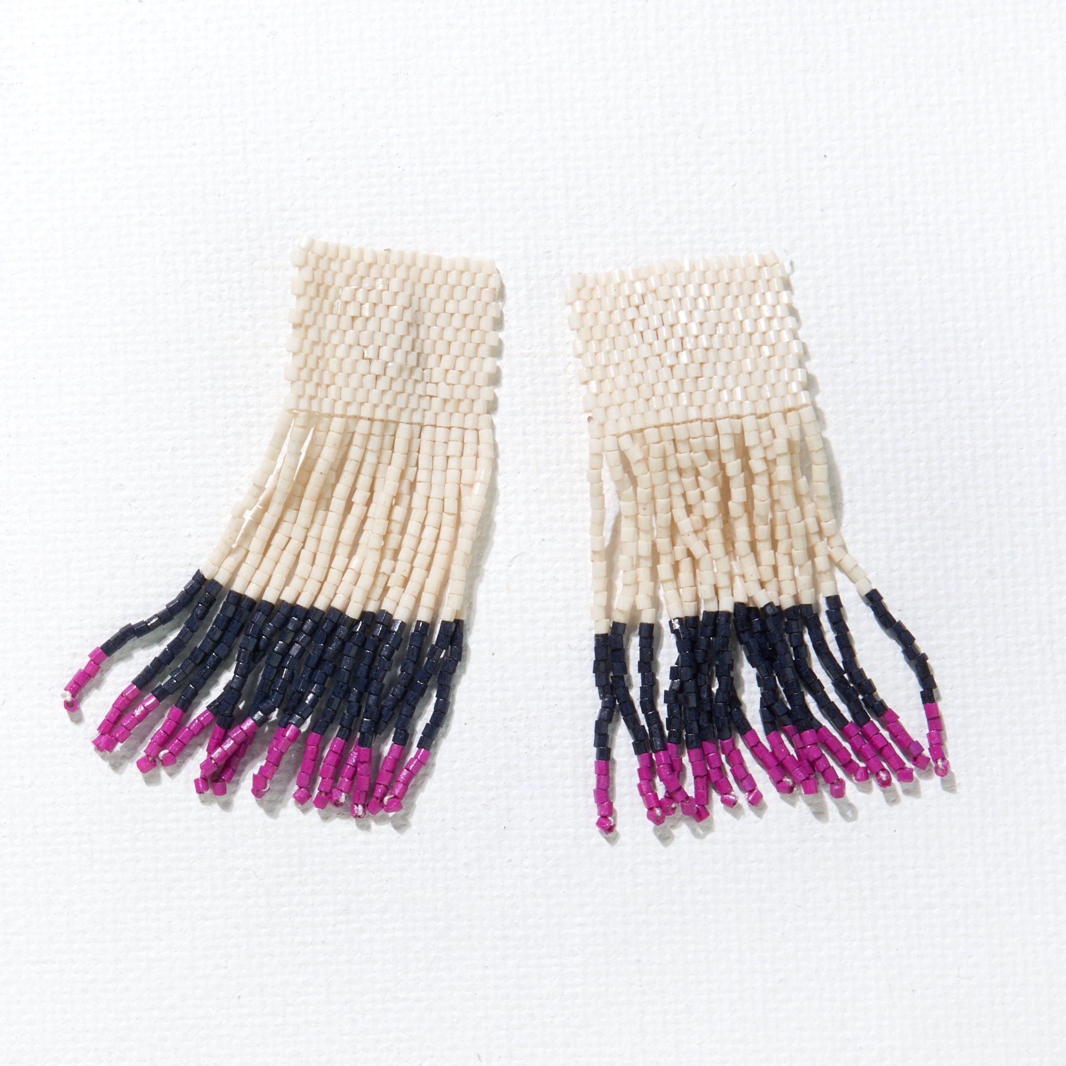 Ava Geo Luxe Fringe Earrings