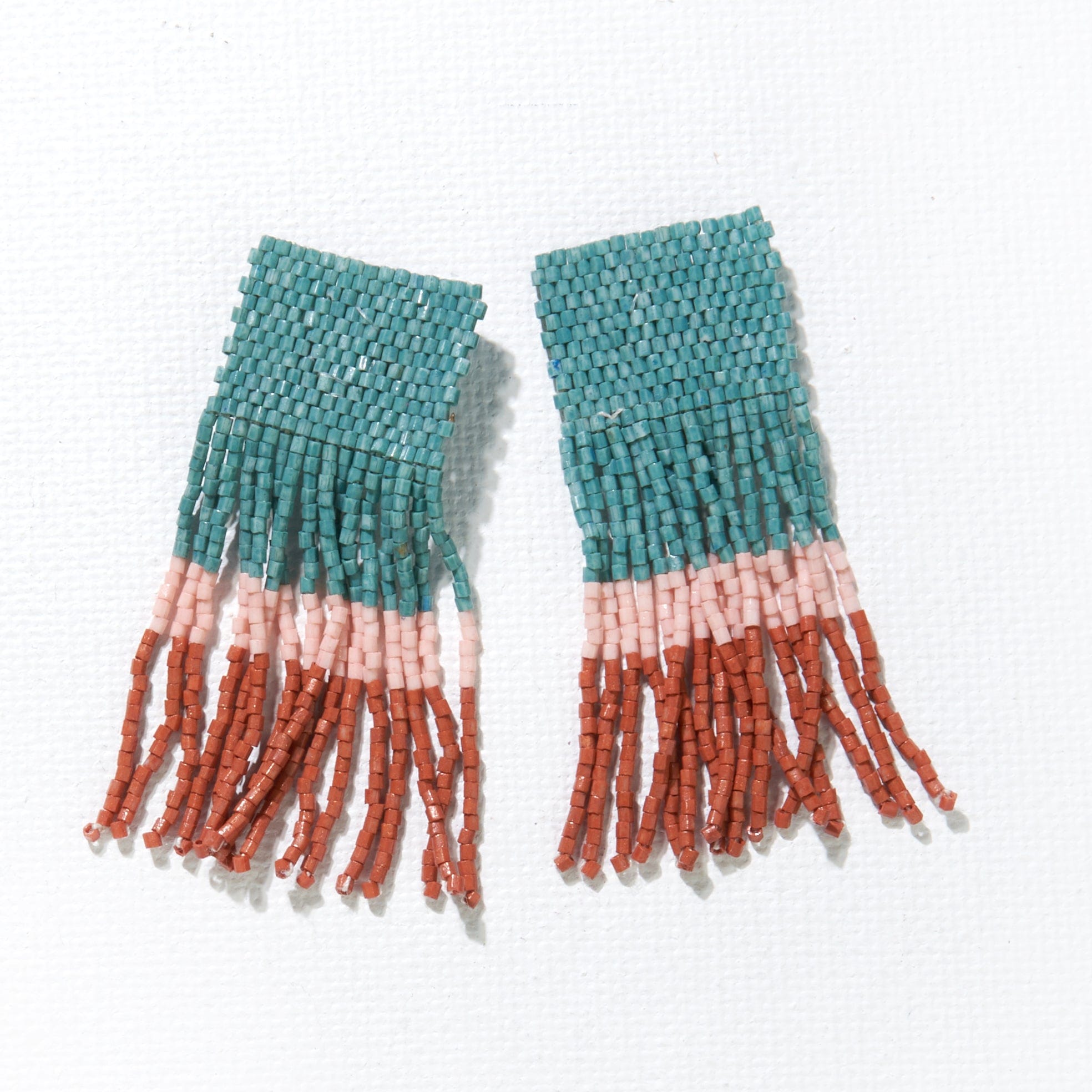 Ava Geo Luxe Fringe Earrings