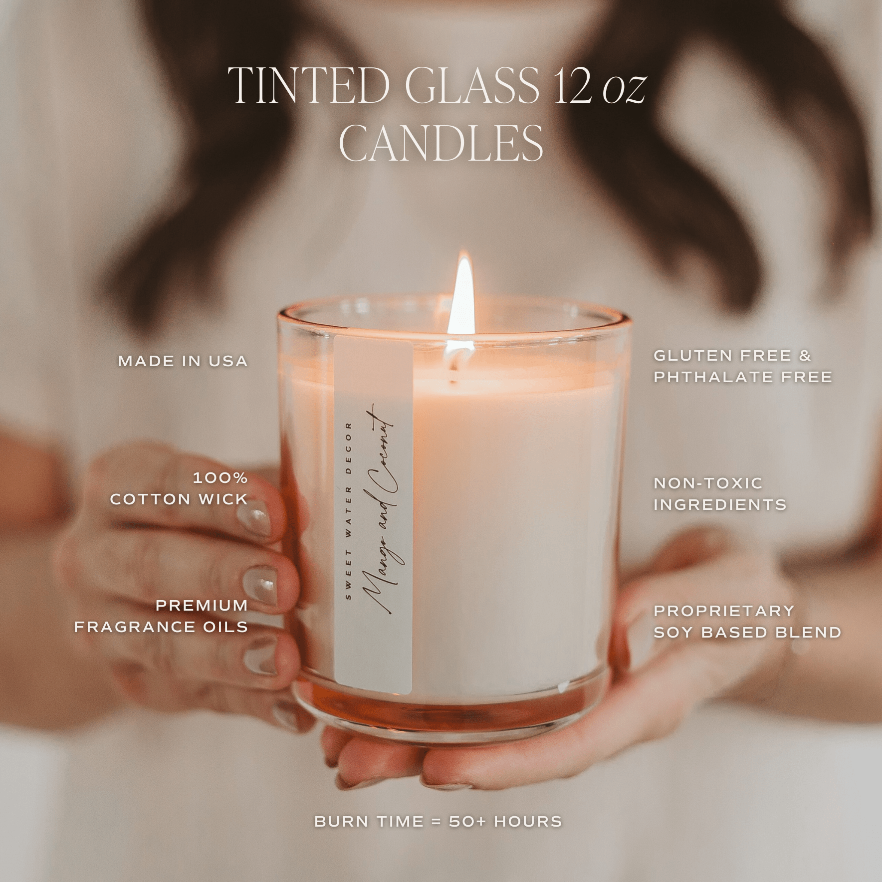 Warm and Cozy Glass Candle