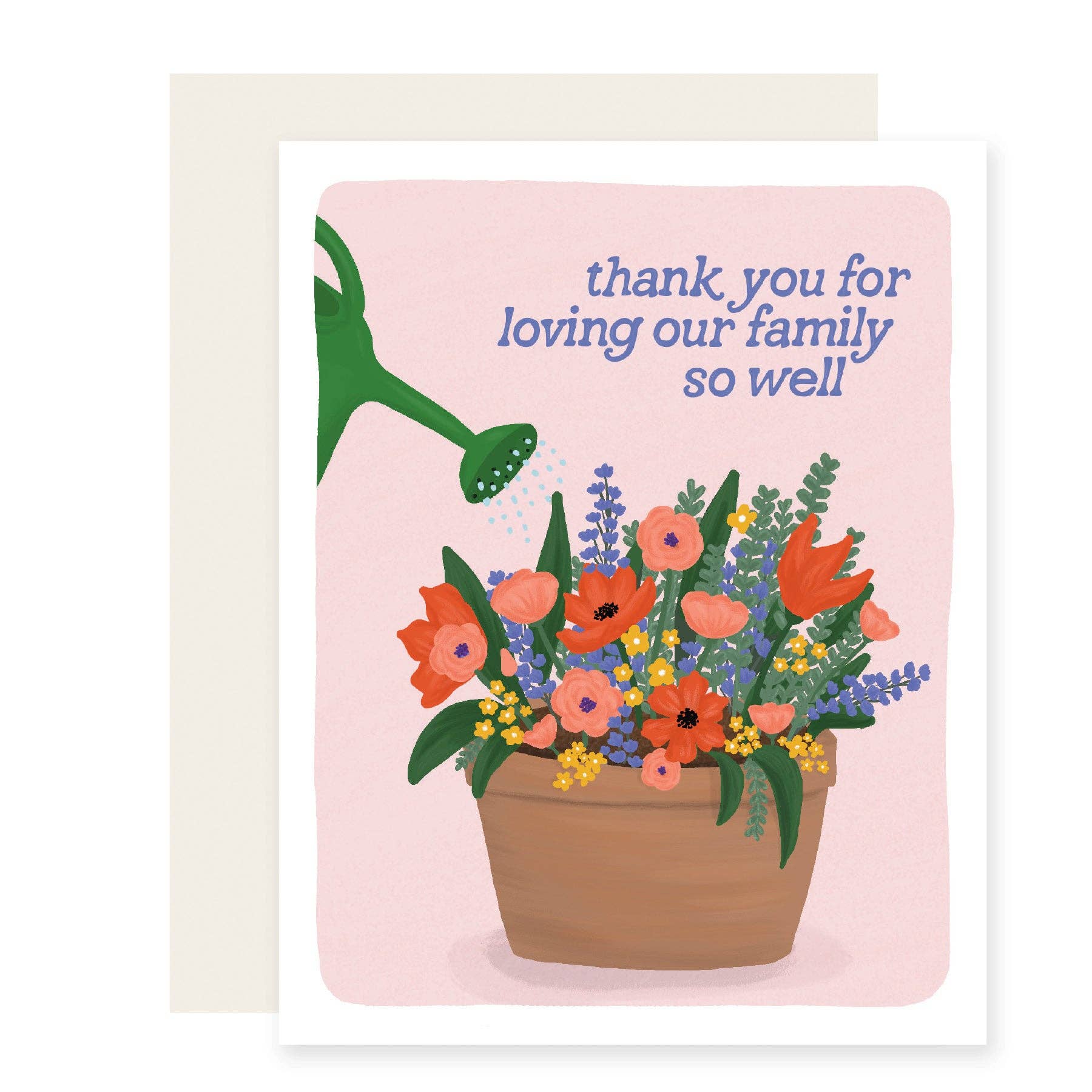 Loving Our Family Well Thank You Card
