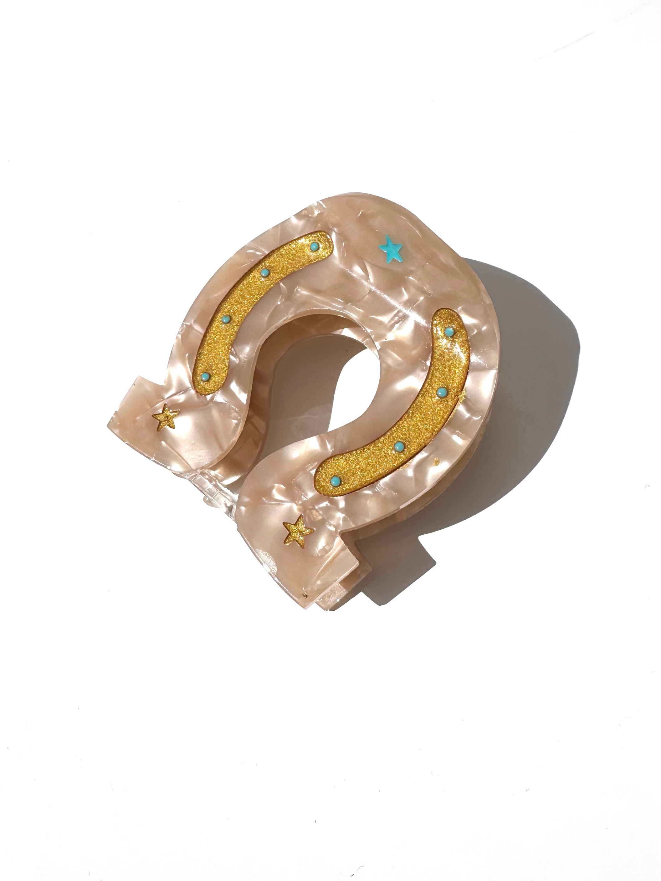 Lucky Horseshoe Hair Clip