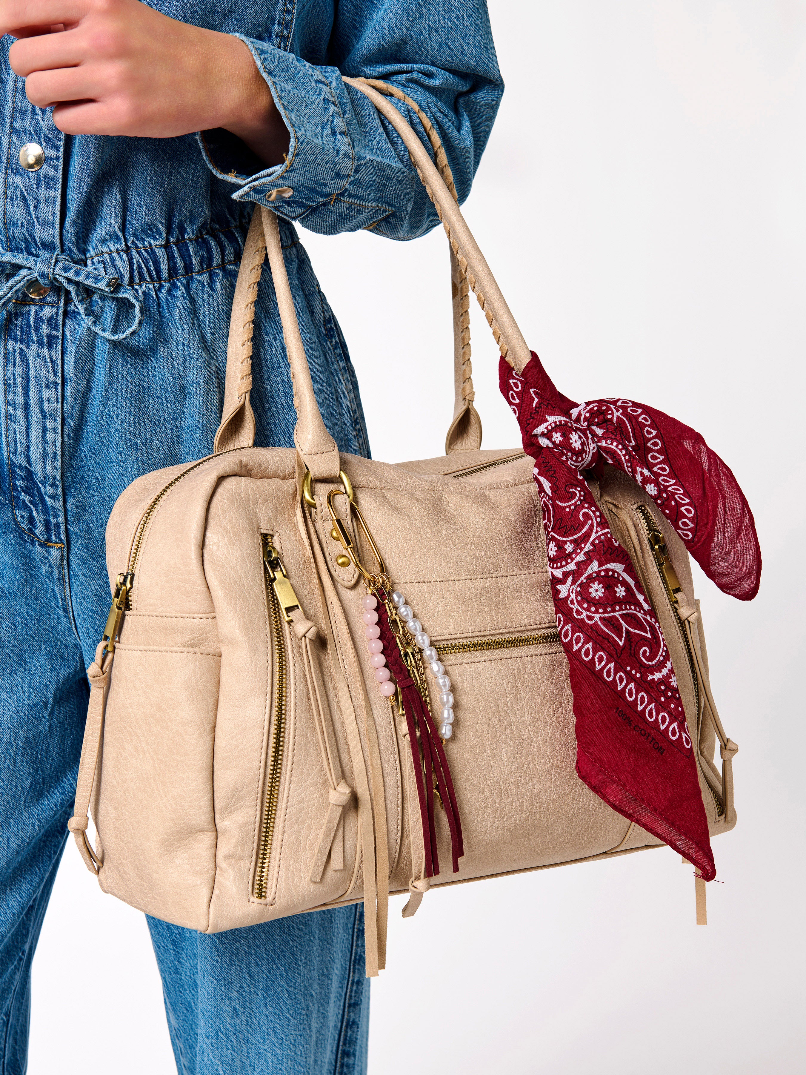 Wine Tassel Bag Charm