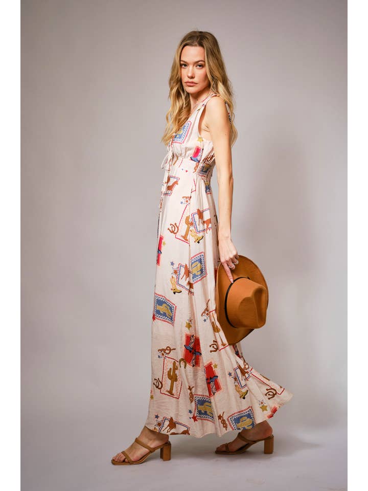 Western Front Maxi Dress