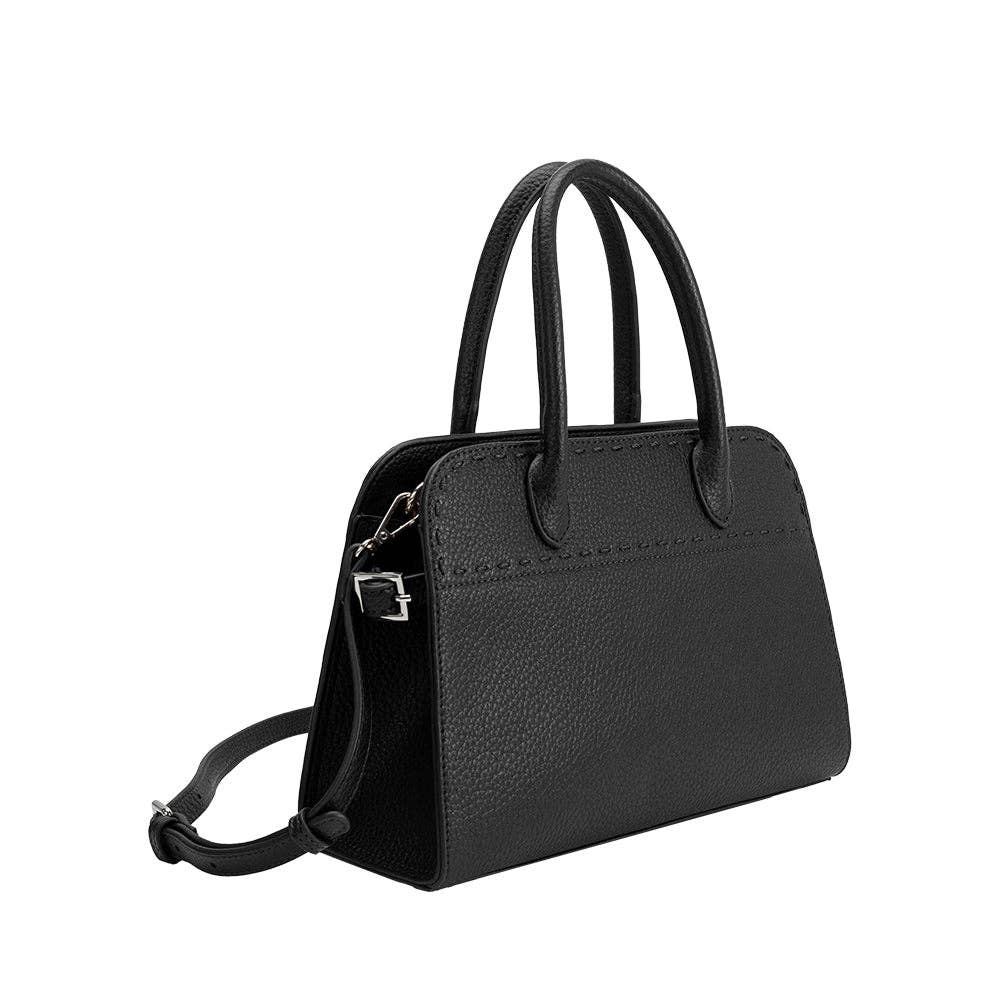 Marlo Black Recycled Vegan Crossbody Bag