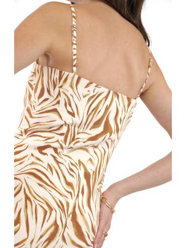 City Boheme Zebra Mini Dress