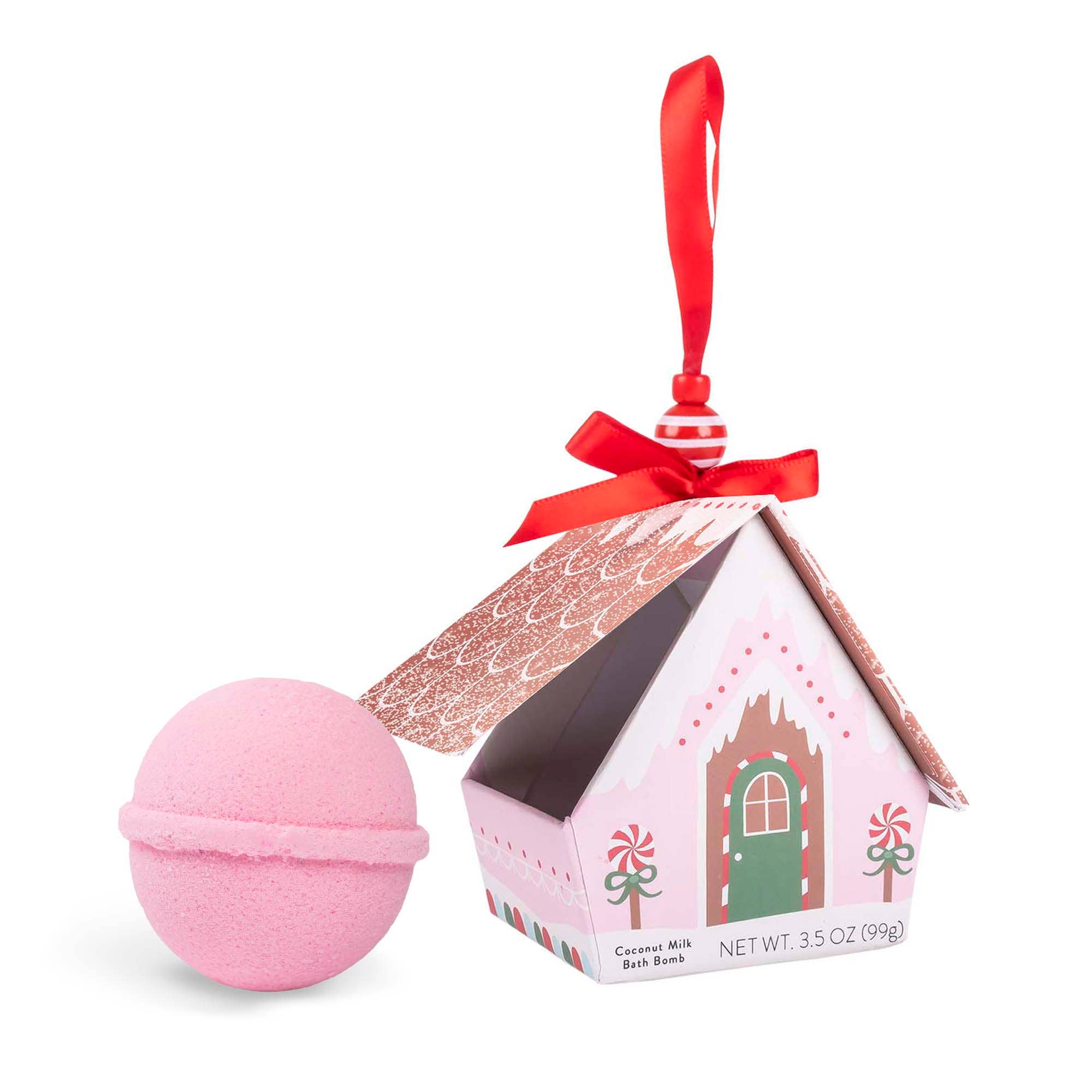 Pink Ornament House Bath Bomb