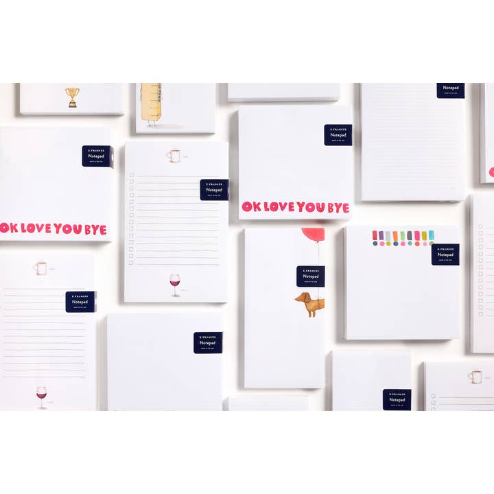 Okloveyoubye Chunky Notepad