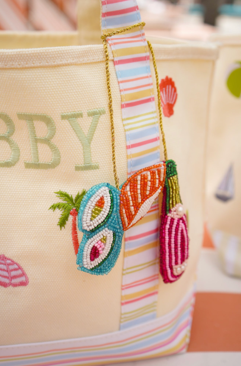 Spicy Margarita Beaded Bag Charm