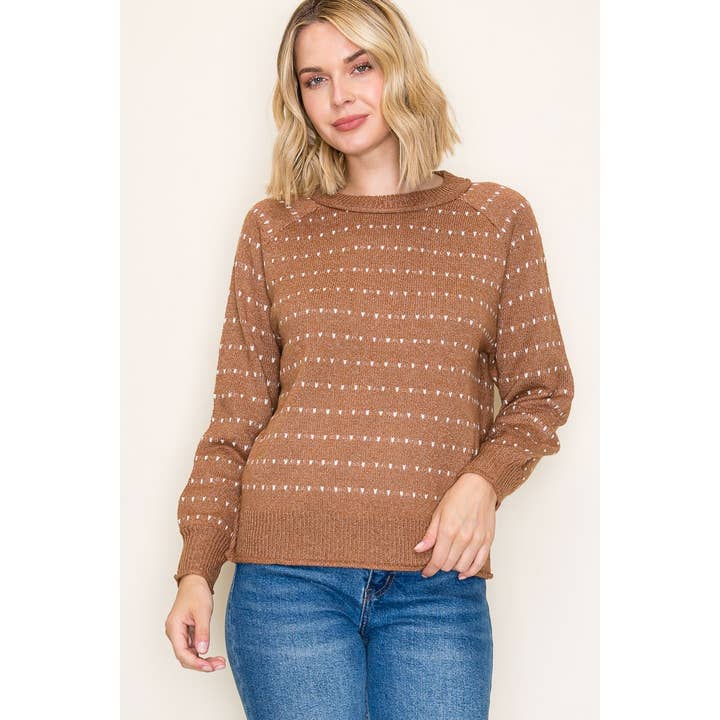 Cinnamon Sprinkle Knit Sweater