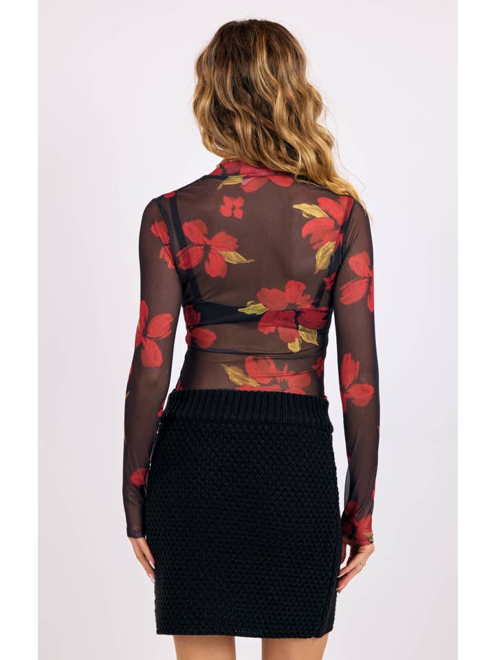 Gypset Glamour Mesh Top