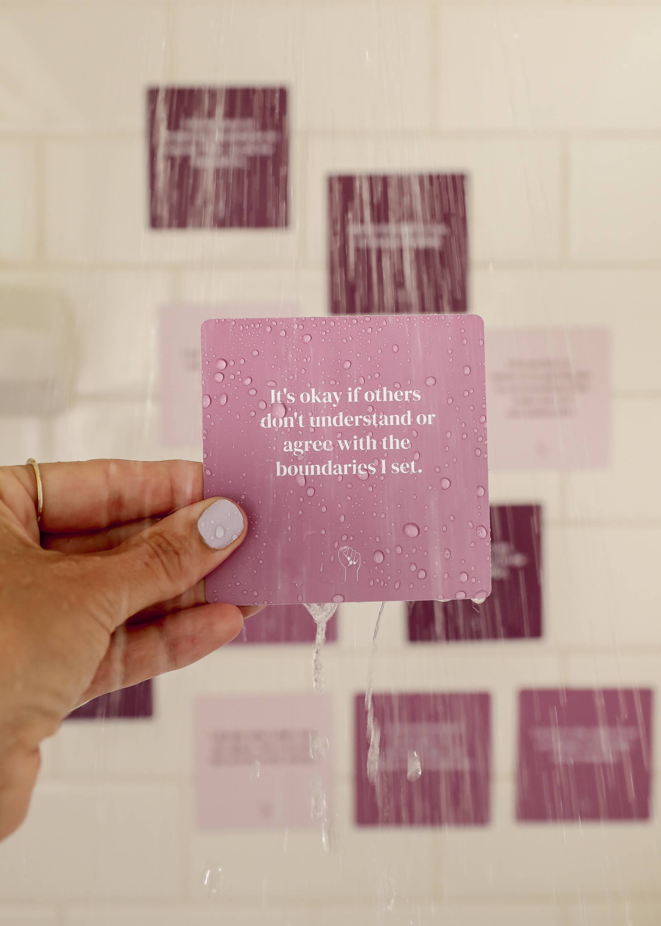 Boundaries Shower Affirmation™  Cards