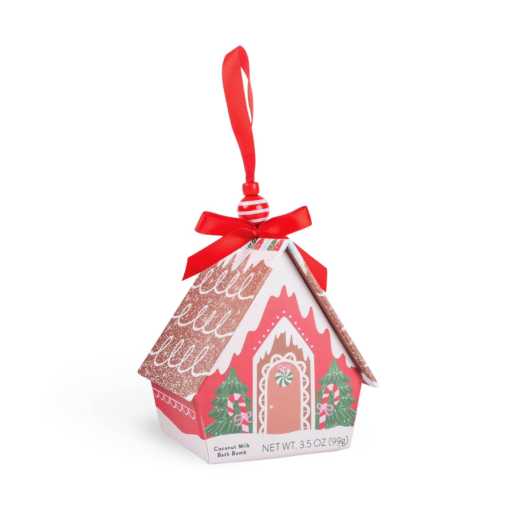 Red Ornament House Bath Bomb