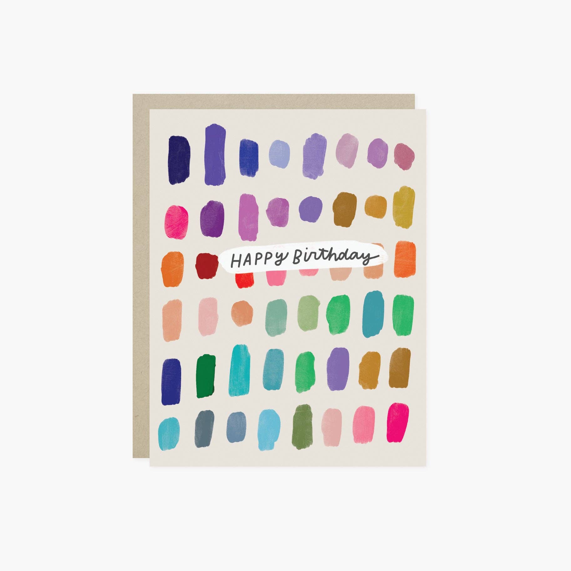 Happy Swatches Colorful Birthday Card