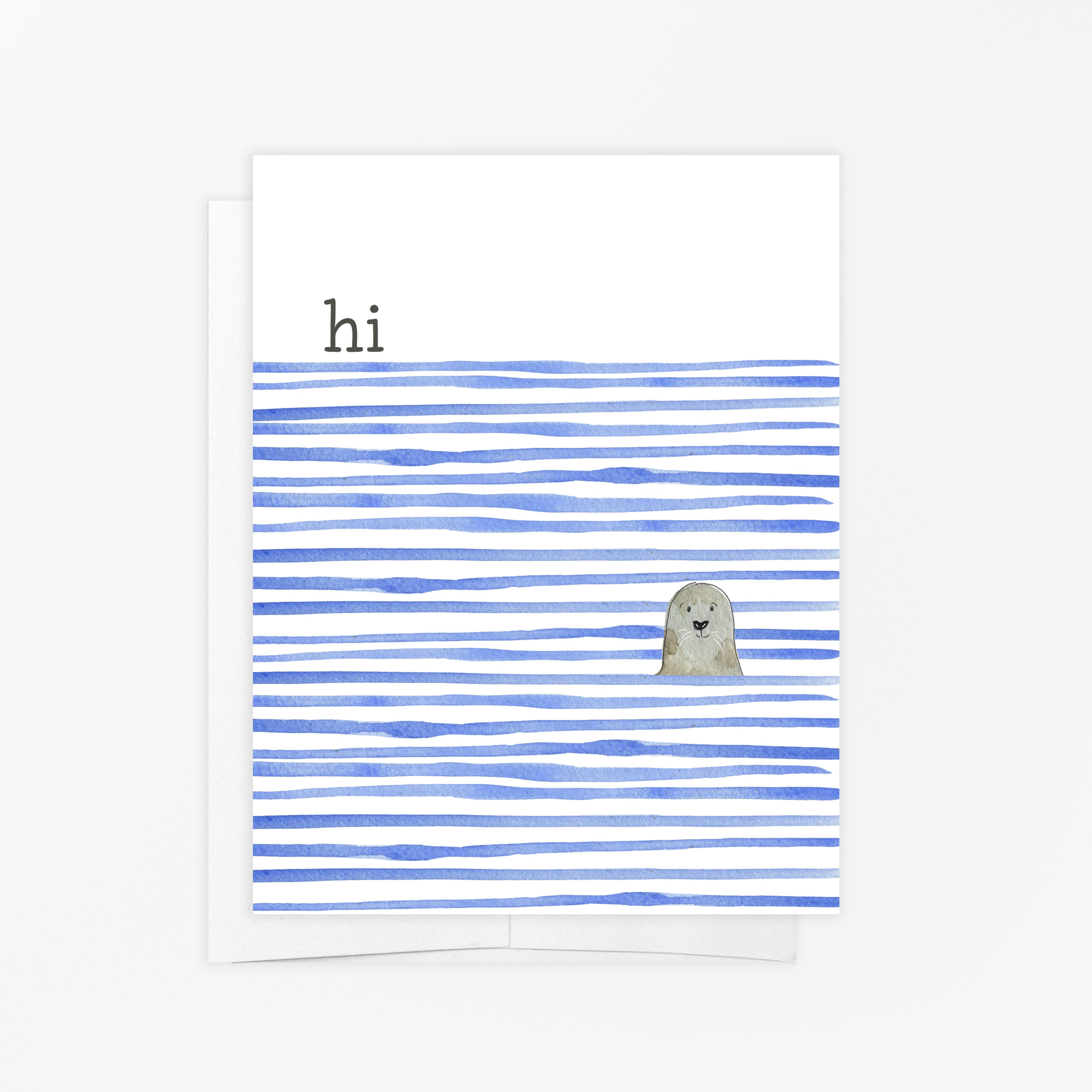 Coastal Seal Friendship Card