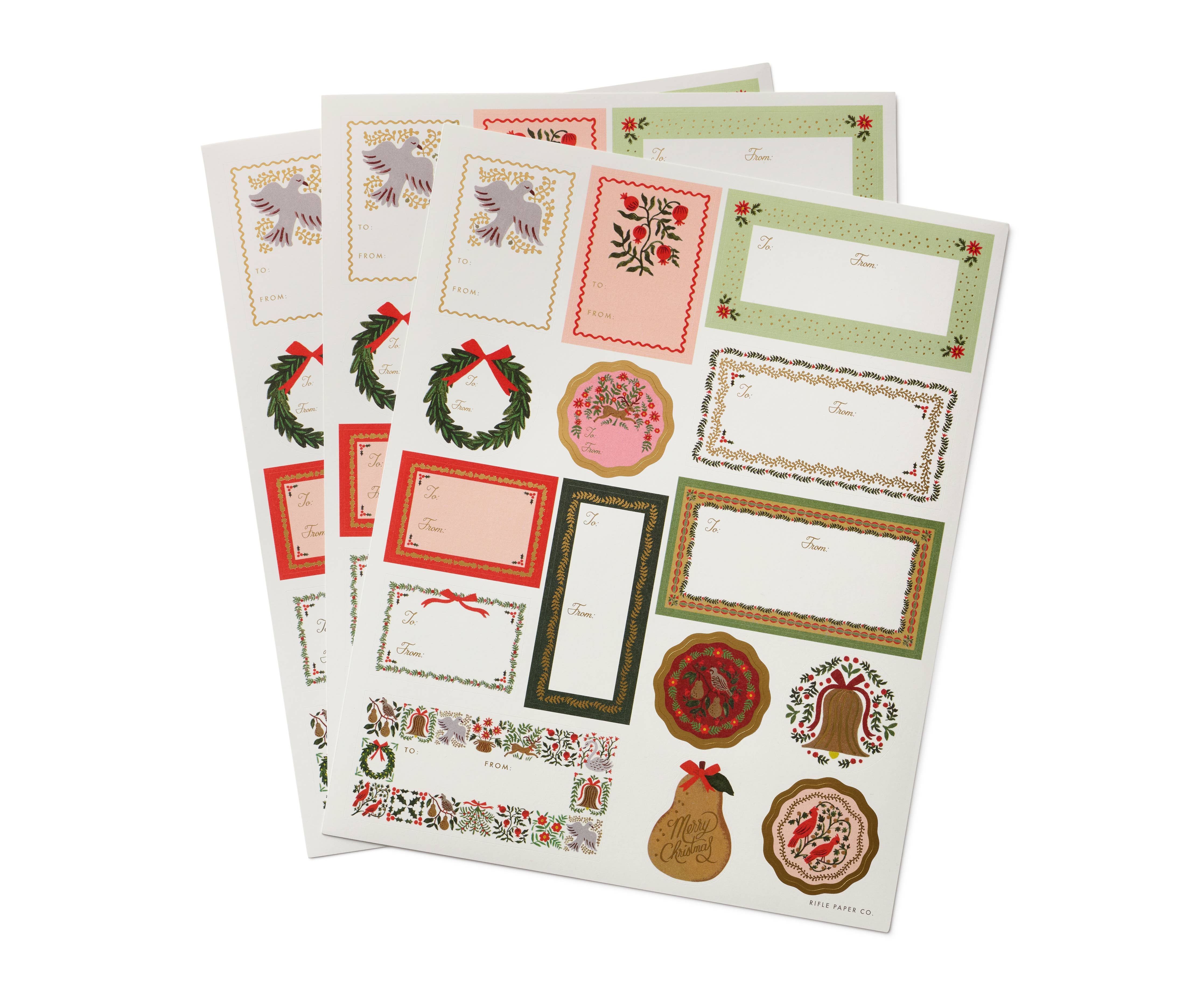 Christmastide Gift Label Pack