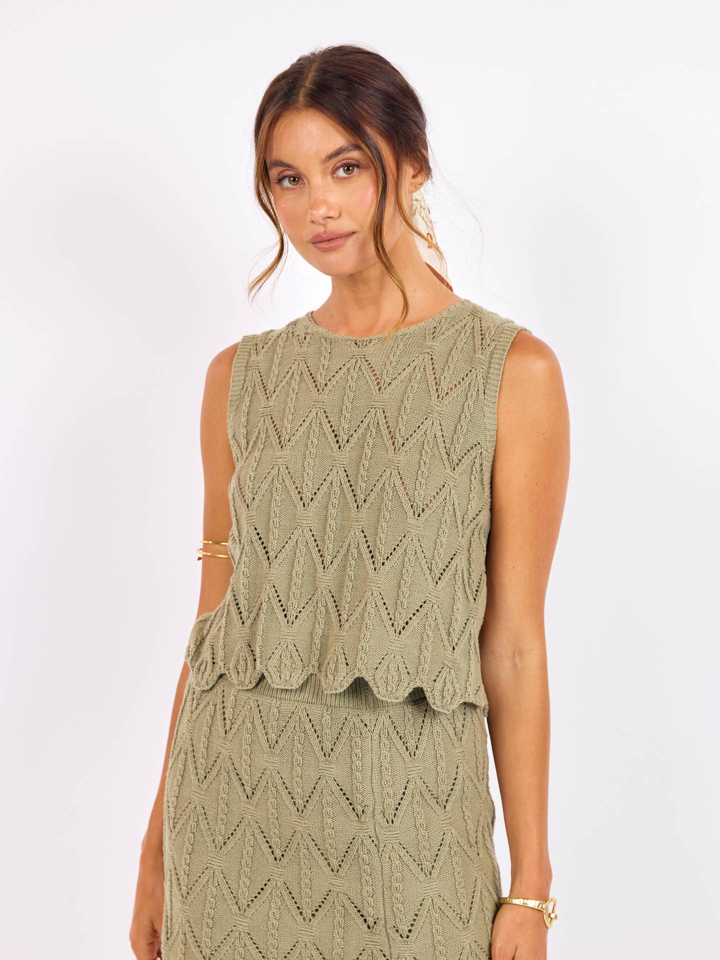 Succulent Sweater Tank