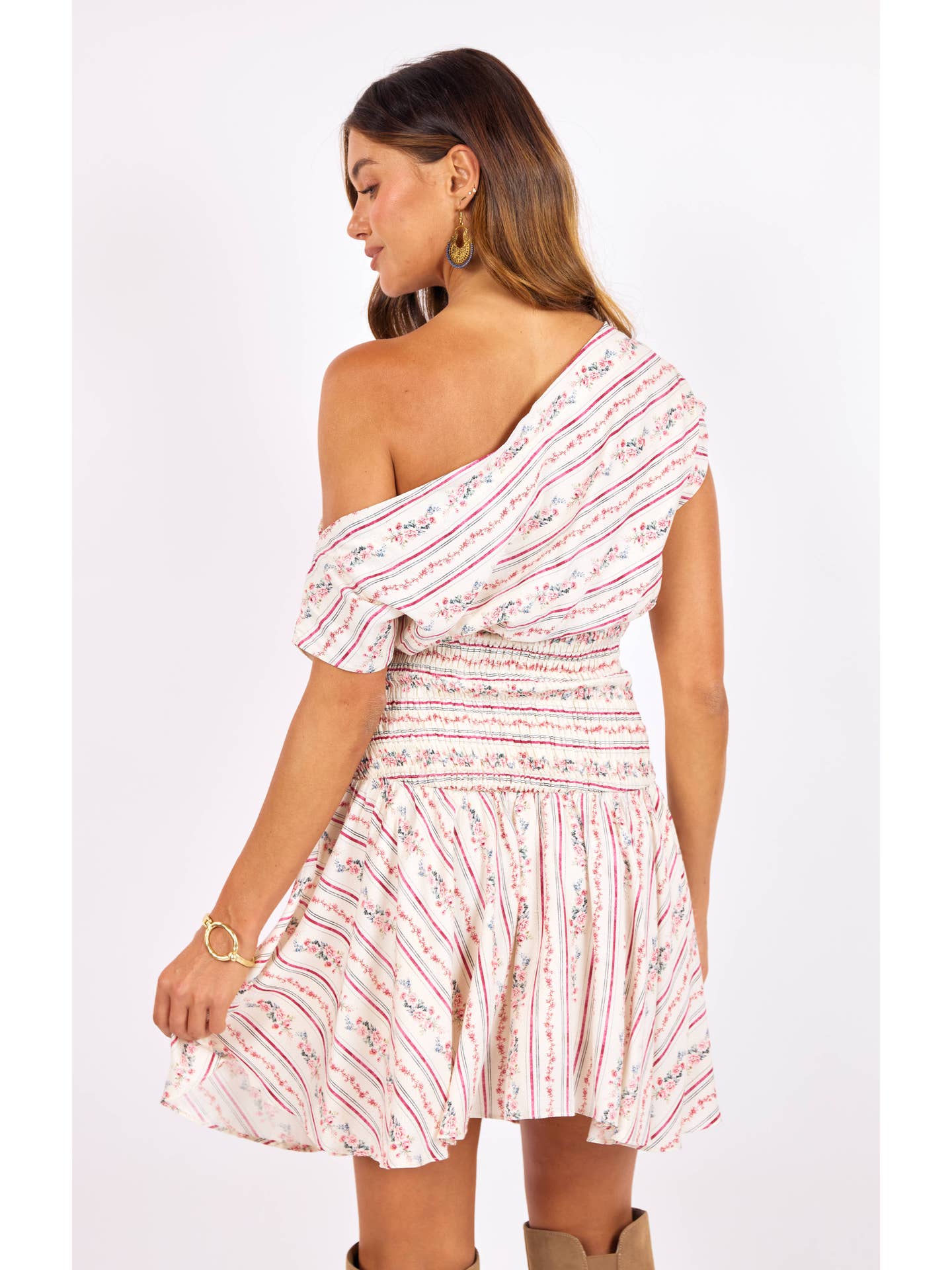 Rosebud Smocked Mini Dress