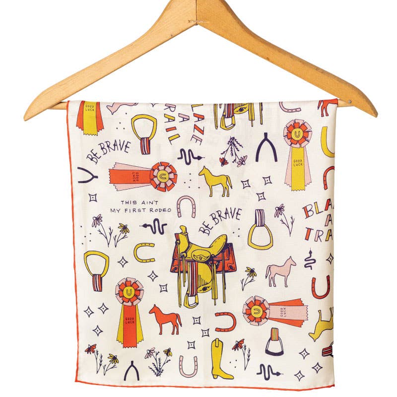 Word Jumble Silk Scarf