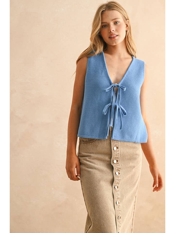 Morning Sky Knit Vest
