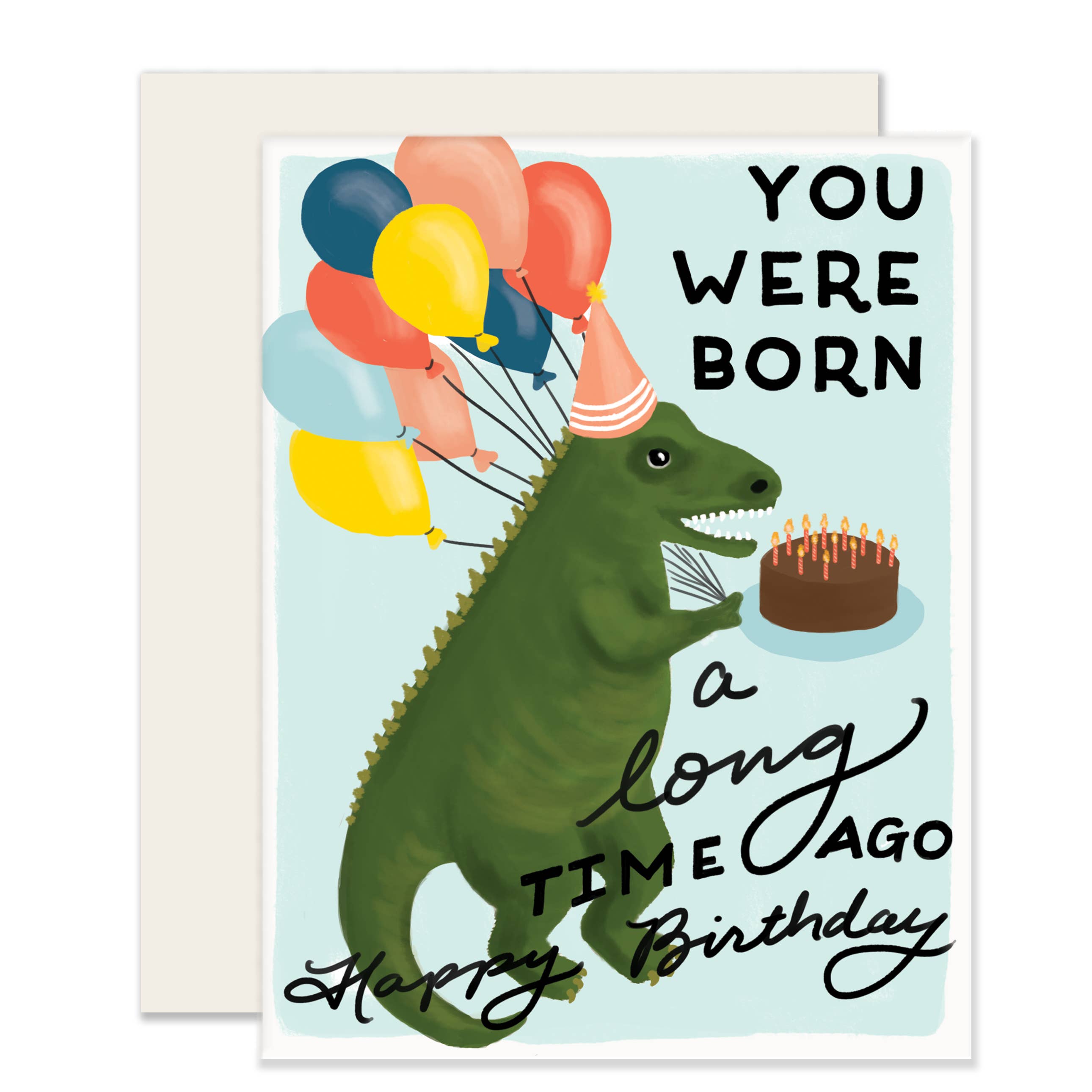Dino Happy Birthday Card