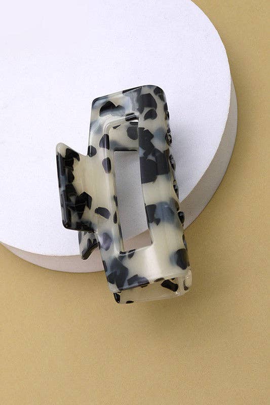 Rectangle Cellulose Hair Claw Clip