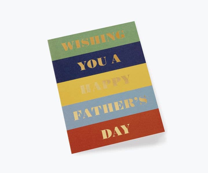 Color Block Father's Day Card