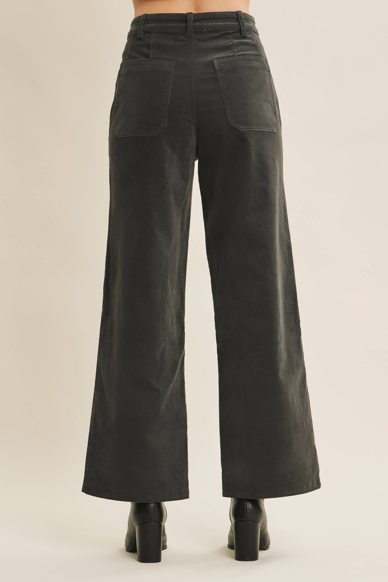 Ginger Spiced Corduroy Wide Leg Pants