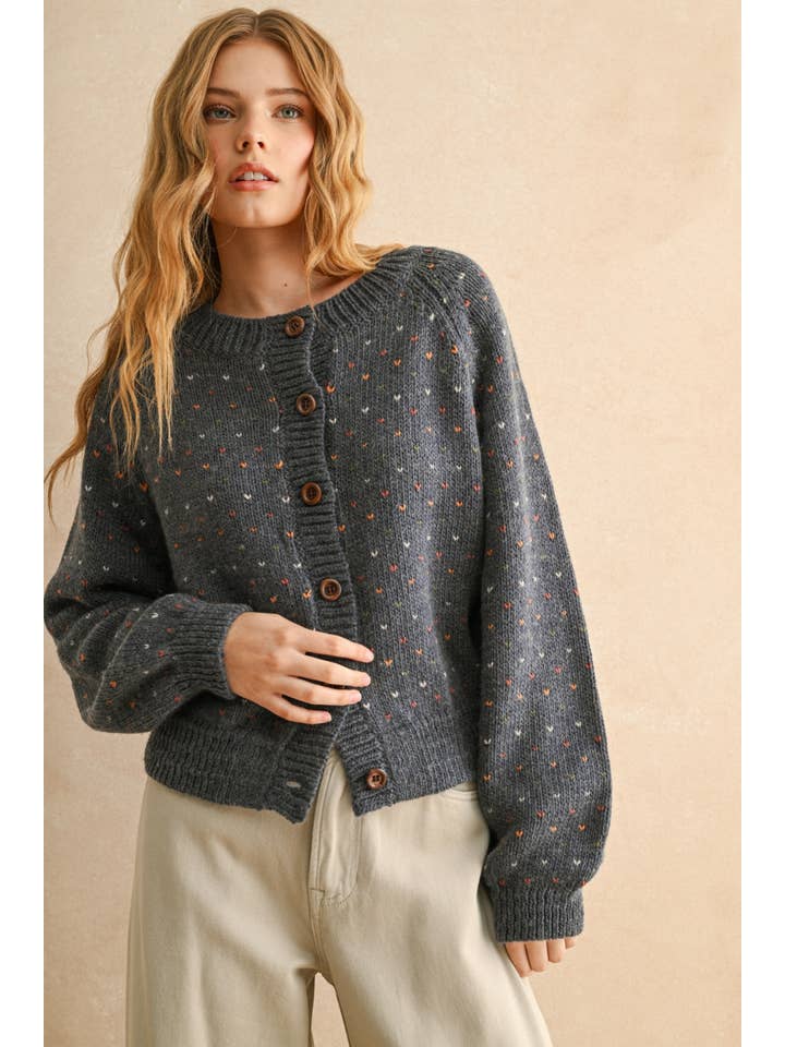 Sweet Treat Dotted Cardigan