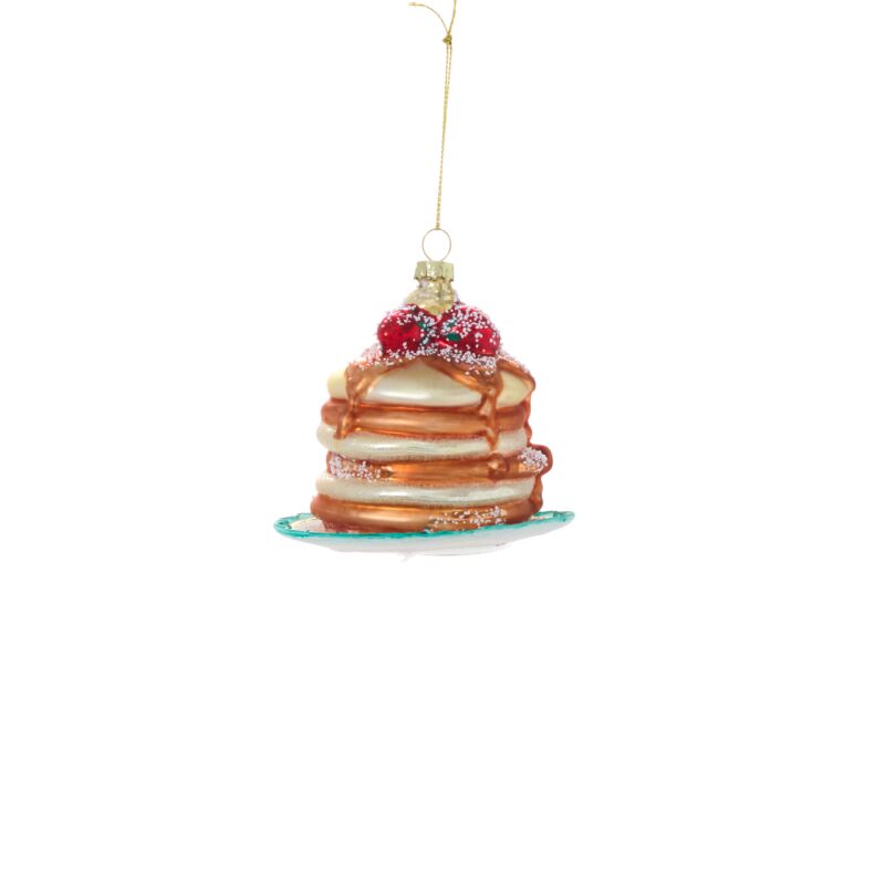 Dessert First Pancake Ornament